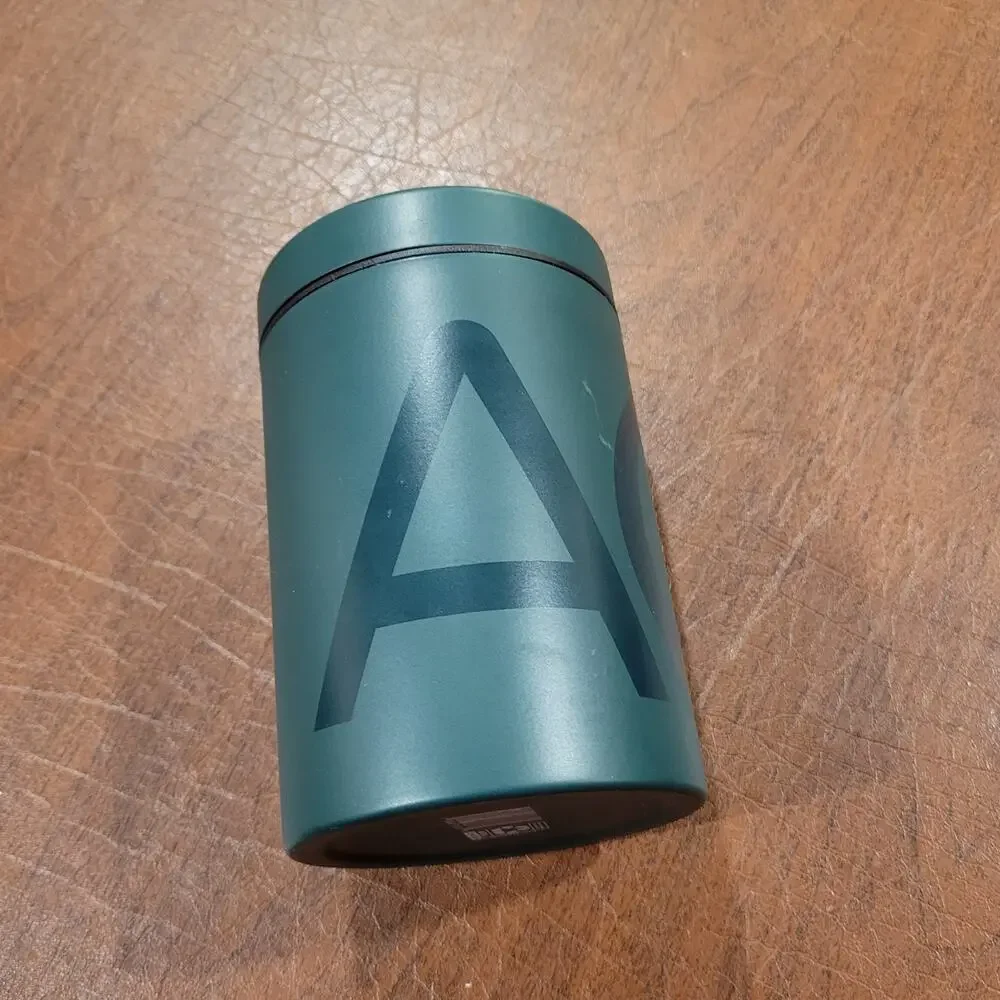 Athletic Greens AG1 Green 16oz Metal Canister Storage Container.